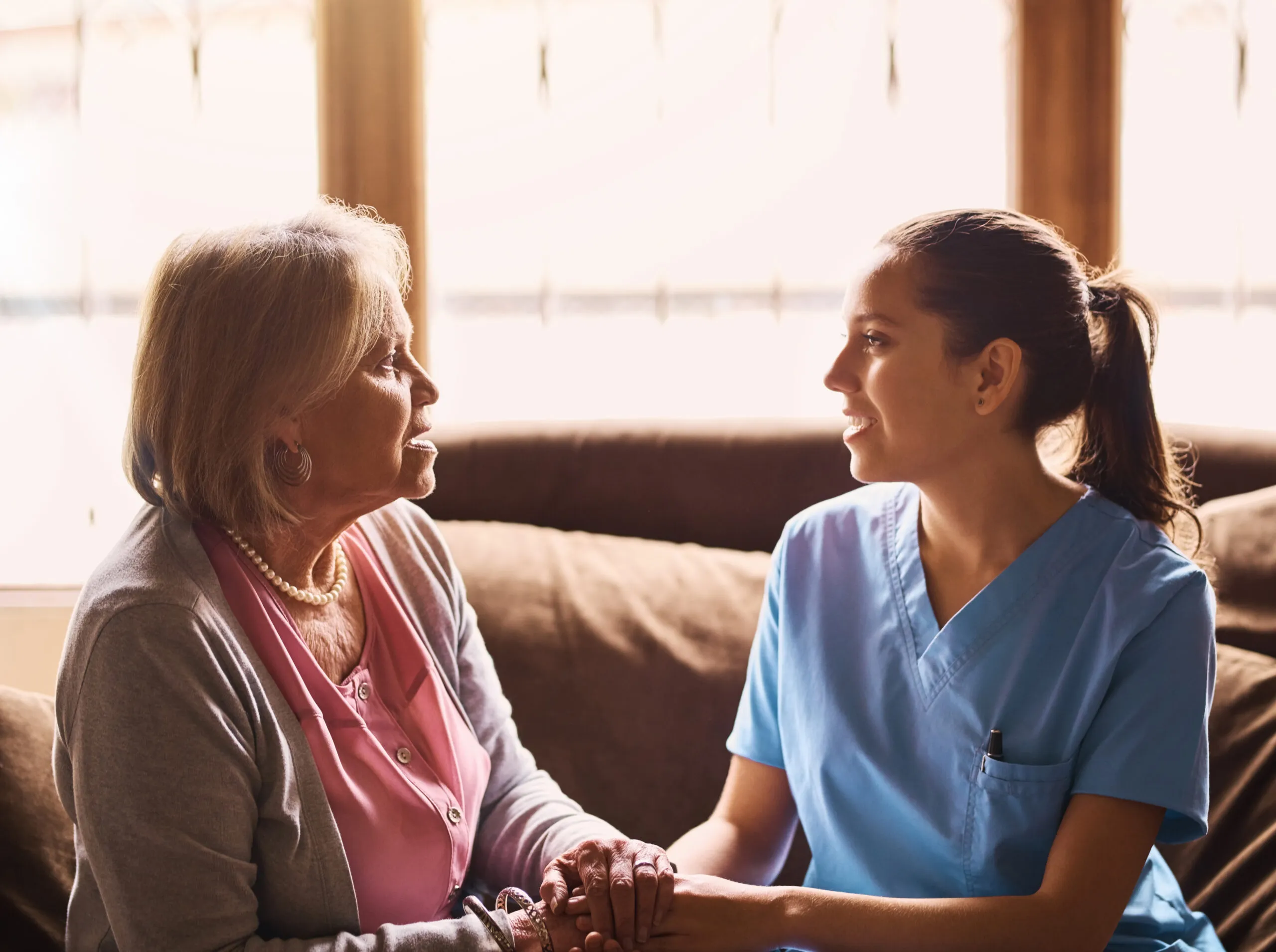 Alzheimers Home care Rossford, OH caregiver providing memory support at home